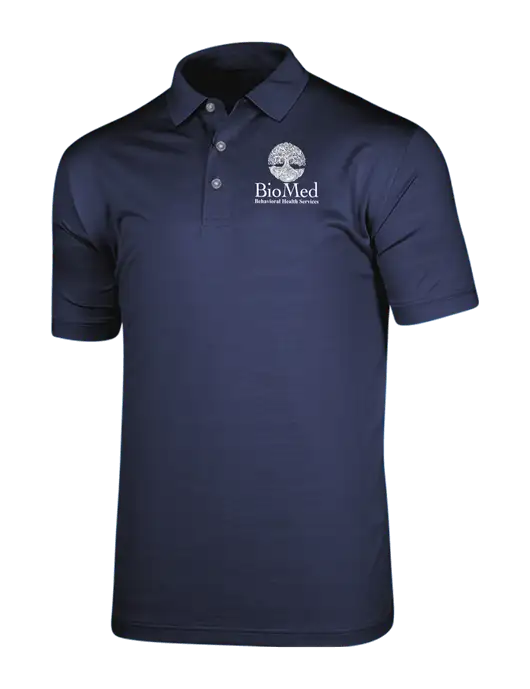 Callaway Vibrant Navy Ventilated Polo w/BioMed Logo