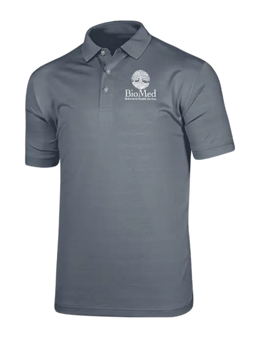 Callaway Vibrant Light Grey Ventilated Polo w/BioMed Logo
