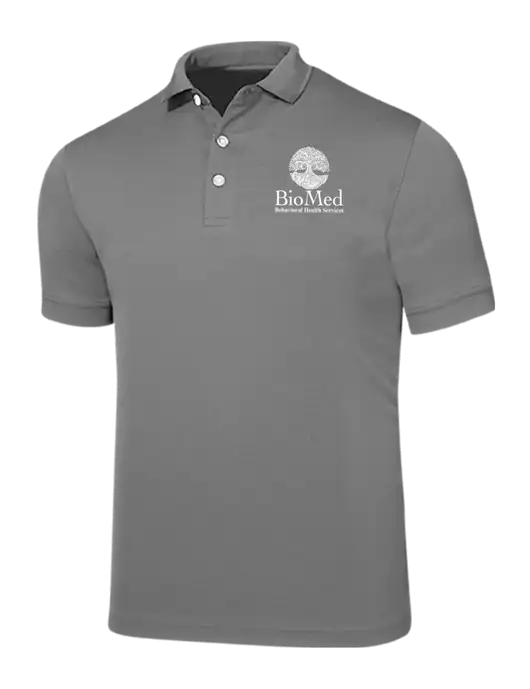 Callaway Ottoman Medium Grey Polo w/BioMed Logo