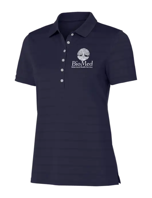 Callaway Womens Navy Ventilated Polo w/BioMed Logo