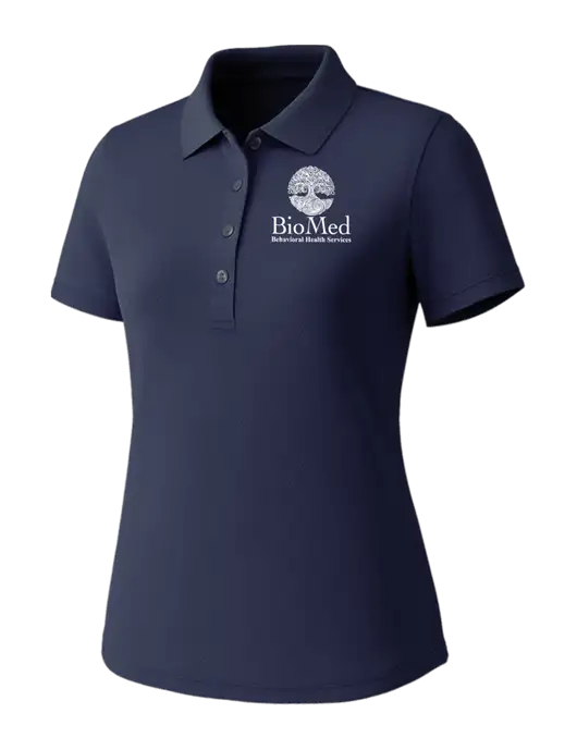 Callaway Womens Core Navy Performance Polo w/BioMed Logo