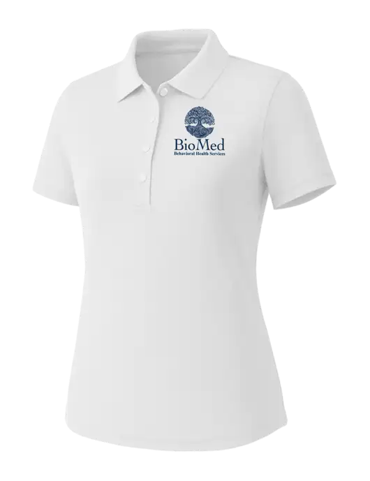 Callaway Womens Core Bright White Performance Polo w/BioMed Logo