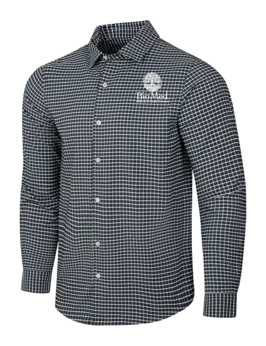 Dark Grey/White City Stretch Shirt w/BioMed Logo