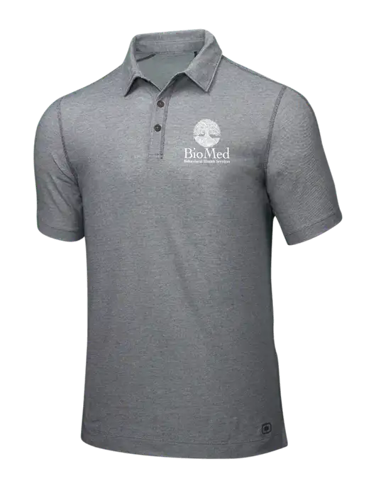 OGIO Medium Grey ONYX Polo w/BioMed Logo