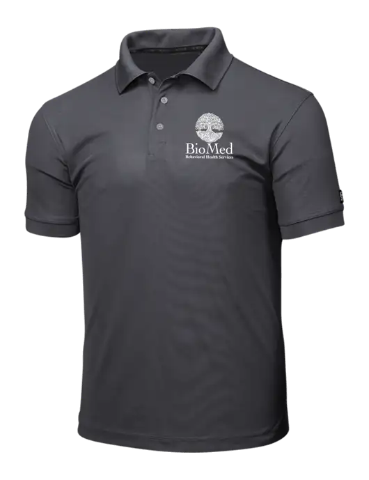 OGIO Charcoal Grey Caliber 2.0 Polo w/BioMed Logo