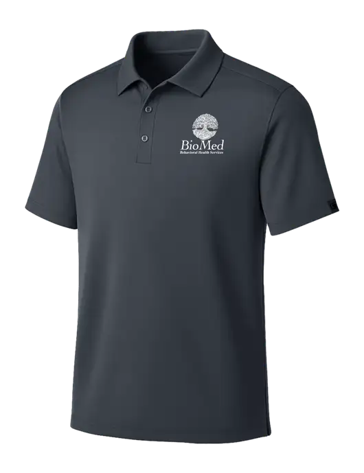 OGIO Dark Grey Framework Polo w/BioMed Logo