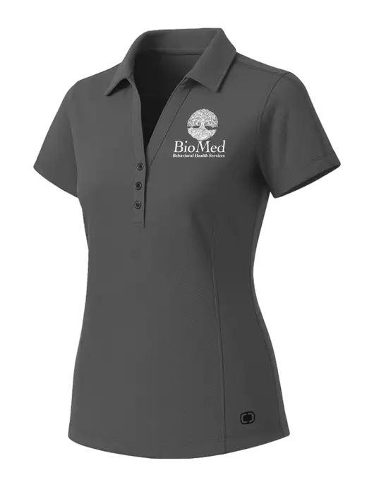 OGIO Womens Medium Grey ONYX Polo w/BioMed Logo