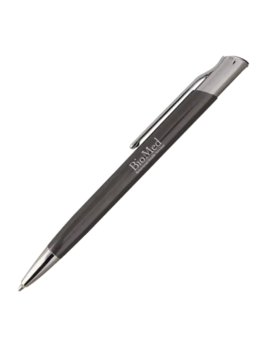 San Malo Gunmetal Pen - Black Ink w/BioMed Logo