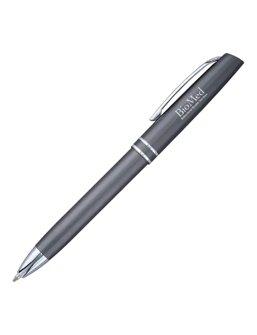 Gunmetal Anguilla Black Ink Pen w/BioMed Logo