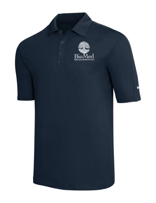Nike Navy Tech Sport Dri-FIT Polo w/BioMed Logo