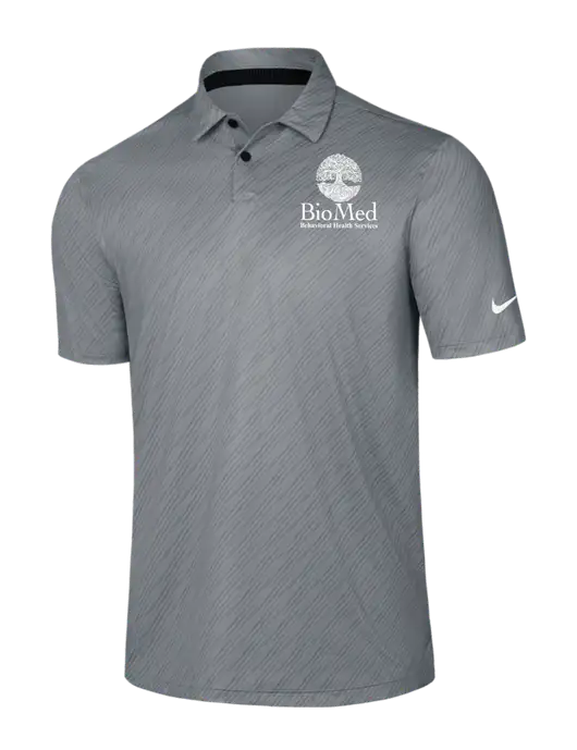 Nike Medium Grey Vapor Dash Polo w/BioMed Logo