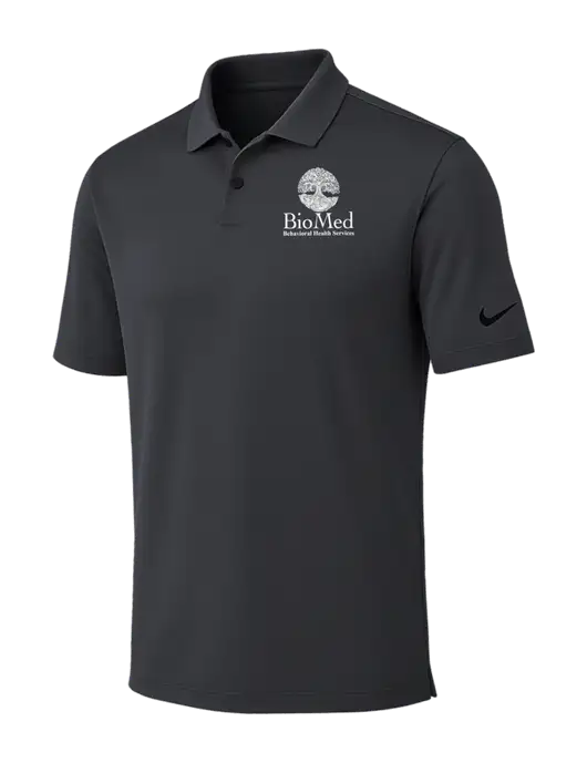 Nike Dark Grey Dri-FIT Vapor Polo w/BioMed Logo