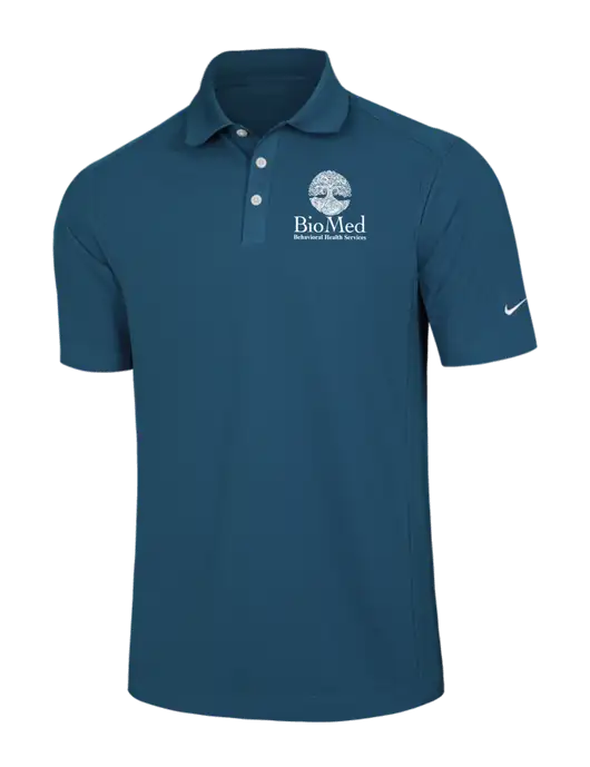 Nike Light Navy Dri-FIT Classic Polo w/BioMed Logo