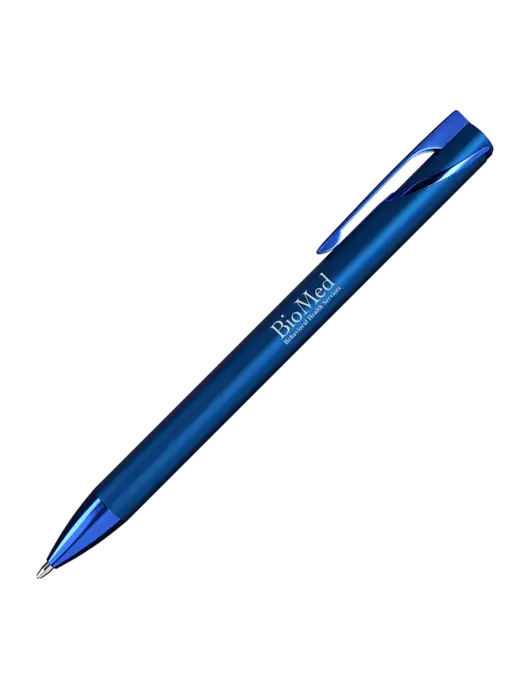 Navy HyperNova Ballpoint Pen - Black Ink w/BioMed Logo