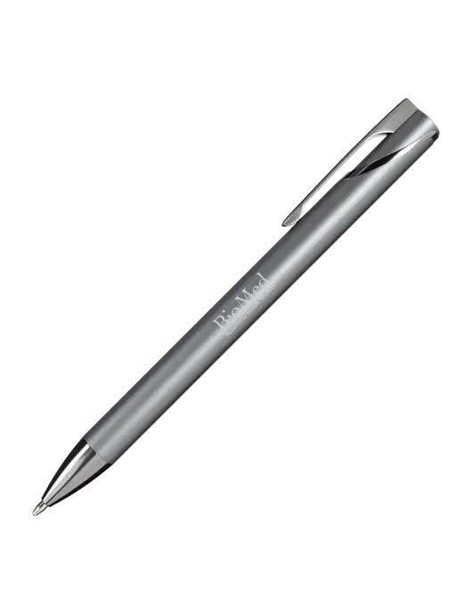 Dark Grey HyperNova Ballpoint Pen - Black Ink w/BioMed Logo
