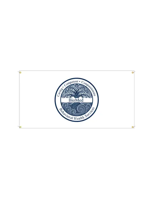Vinyl Banner 48" x 24"  w/BioMed Logo